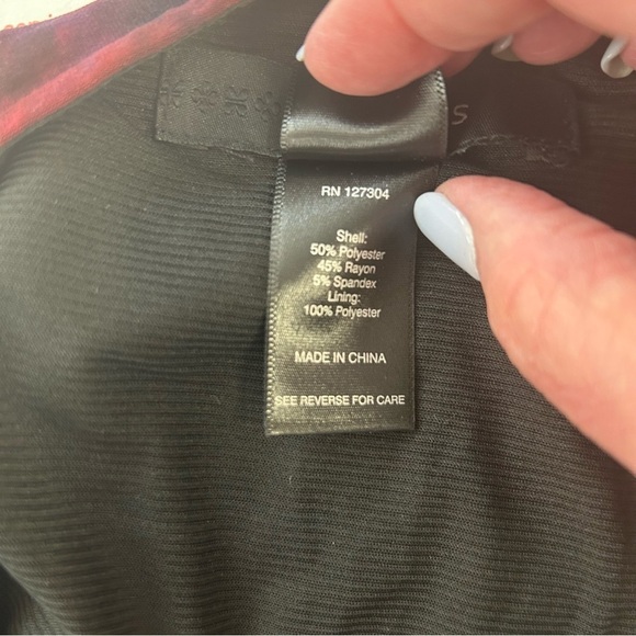 Ali Miles Multicolor Abstract Women's Top - Picture 6 of 8